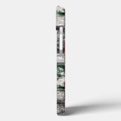 Graue und gepunktete rechteckige Stücke Case-Mate iPhone Hülle (Rückseite / Links)