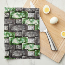 Graue und gepunktete rechteckige Stücke