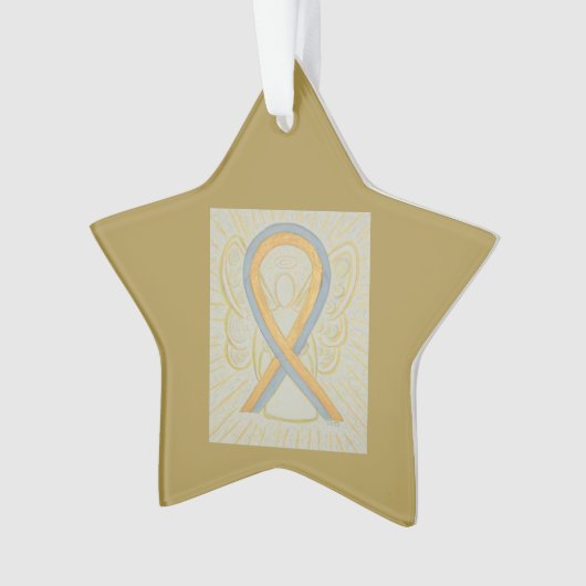 Graue und goldene Bronzemedaille Ornament (Vorderseite)