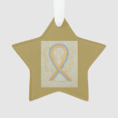 Graue und goldene Bronzemedaille Ornament (Vorderseite)