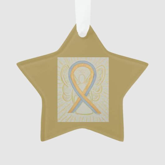 Graue und goldene Bronzemedaille Ornament (Vorderseite)