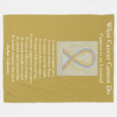 Graue und goldene Bronzestatuen Fleecedecke (Vorderseite (Horizontal))