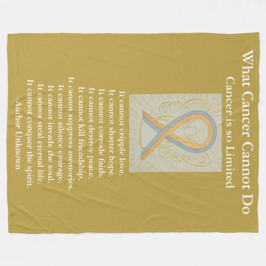 Graue und goldene Bronzestatuen Fleecedecke (Vorderseite (Horizontal))