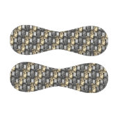 Graue und goldene Färbung, rechteckige Schnitzerei Baseball (Paneele)