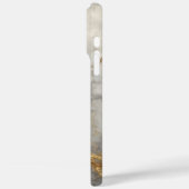 Graue und goldene Marmor Case-Mate iPhone Hülle (Rückseite / Links)