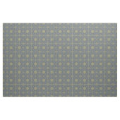 Graue und goldene Schneeflocken Weihnachtsmuster Stoff (Yard (91,4 cm))