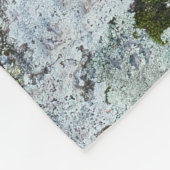 Graue und grüne Abbildung Fleecedecke (Ecke)