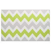 Graue und grüne moderne Zickzack Großgröße Stoff (Fat Quarter (45,7 x 55,9 cm))
