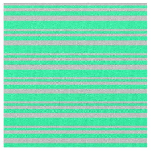 Graue und grüne Streifen Stoff (Nahaufnahme)