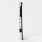 Graue und grüne Zickzack Monogram iPhone 5 Fall Case-Mate iPhone Hülle (Hinten/Links)