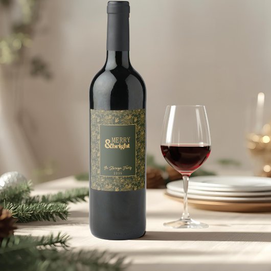 Graue und helle grüne Imitate Gold Weinetikett