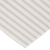 Graue und ivorische Hängebänder | Modernes Bauernh Kurzer Tischläufer (Ecke)