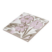 Graue und lila Blume. Fliese (Seite)