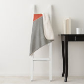Graue und orangefarbene Wand Sherpadecke (Beispiel)