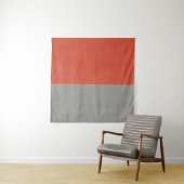 Graue und orangefarbene Wand Wandteppich (Beispiel)