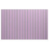 Graue und pflaumenfarbene Streifen Stoff (Fat Quarter (45,7 x 55,9 cm))