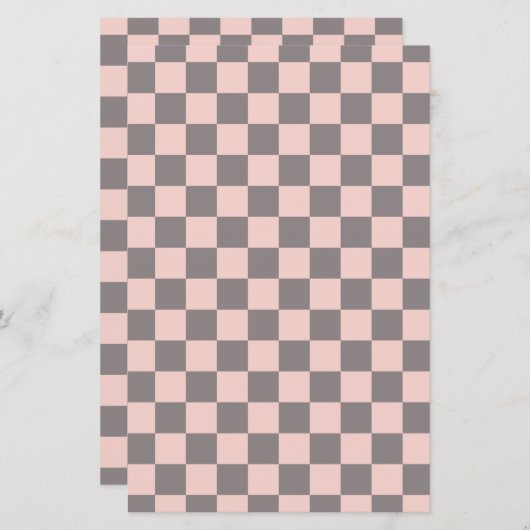 Graue und rosa Karton (Vorne/Hinten)