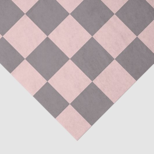 Graue und rosa Karton Seidenpapier (Detail)