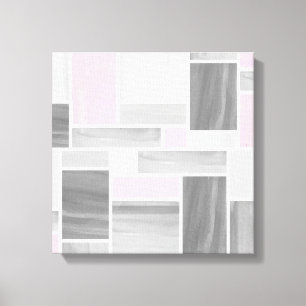 Graue und rosa Leinwand des befleckten