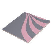 Graue und rosa Welle Fliese (Seite)