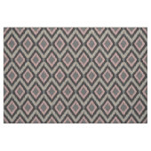 Graue und rosafarbene Ikat Zickzack Stoff (Fat Quarter (45,7 x 55,9 cm))