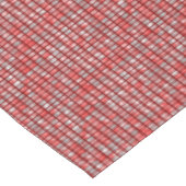 Graue und rote Blöcke Tischdecke (Schrägansicht)