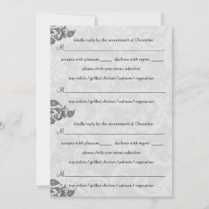 Graue und rote Damaskus Swirl UAWG Postkarte