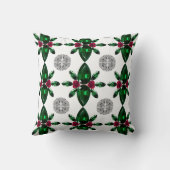 Graue und rote Graukissen Kissen (Rückseite)