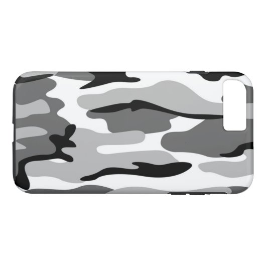 Graue und schwarze Camouflage iPhone 7 Fall Case-Mate iPhone Hülle (Rückseite (Horizontal))