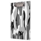Graue und schwarze Camouflage-Zwischenablage Klemmbrett (Links)
