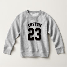 Graue und schwarze Kleinkind | Sports Jersey