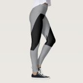 Graue und schwarze Leggings (Rechts)