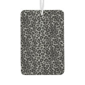 Graue und schwarze Leopard Autolufterfrischer (Rückseite)