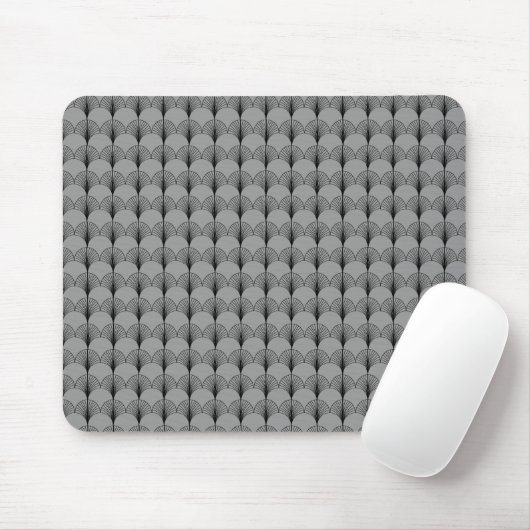 Graue und schwarze Lüfter Mousepad (Mit Mouse)