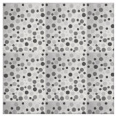 Graue und schwarze Polka-Punkte, Stoffe (Muster)