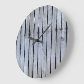 Graue und schwarze Runde (große Wand) Große Wanduhr (Winkel)