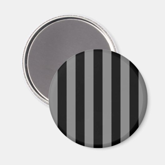 Graue und schwarze Streifen Magnet (Vorderseite/Rückseite)