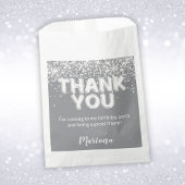 Graue und Silberne Gastgeschenke Geschenktütchen