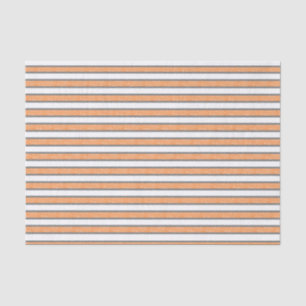 Graue und statisch-orangefarbene Streifen Seidenpapier