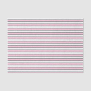 Graue und statisch rosa Streifen Seidenpapier