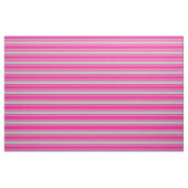 Graue und tiefrosa farbene Linien Stoff (Fat Quarter (45,7 x 55,9 cm))