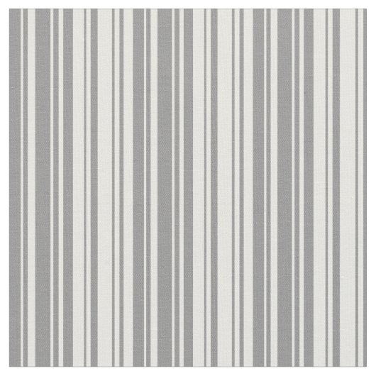 Graue und weiße farbige Linien Stoff (Nahaufnahme)