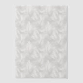 Graue und weiße Federn Vellum Overlay Pergament Einladungen (Vorderseite)