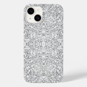 Graue und weiße Formen Muster iPhone 14 Fall Case-Mate iPhone 14 Hülle