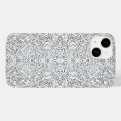Graue und weiße Formen Muster iPhone 14 Fall Case-Mate iPhone Hülle (Rückseite (Horizontal))