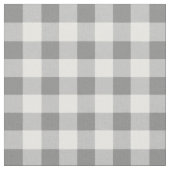 Graue und weiße Gingham-Karo-Muster Stoff (Nahaufnahme)