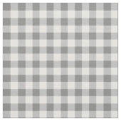 Graue und weiße Gingham-Karo-Muster Stoff (Muster)