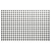 Graue und weiße Gingham-Karo-Muster Stoff (Fat Quarter (45,7 x 55,9 cm))