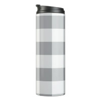 Graue und weiße Gingham-Muster