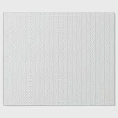 Graue und weiße Herringbone Geschenkpapier (Flach)